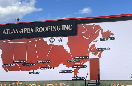 ATLAS APEX ROOFING corporate signage