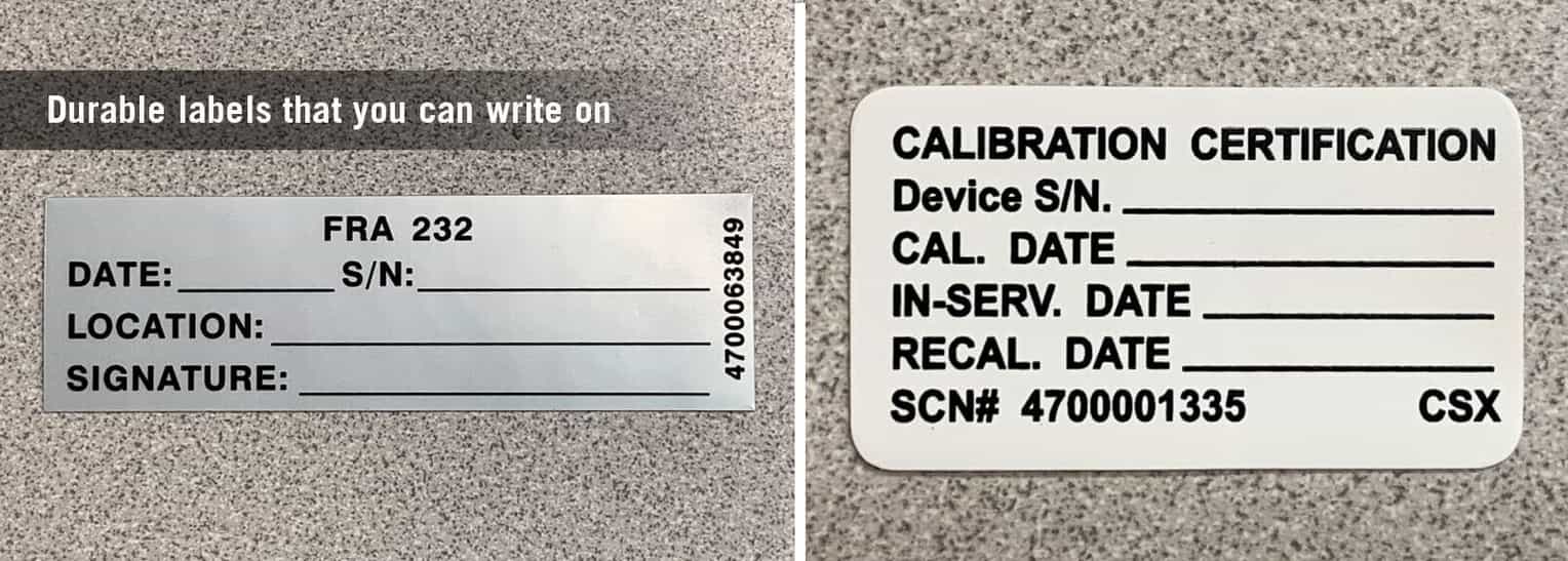 Name and Date Write-On Labels