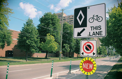 Bicycle Lane Signage