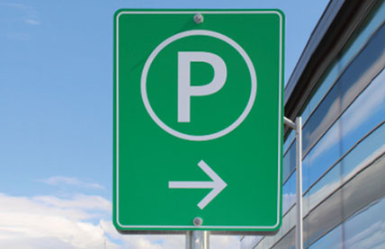 Public Parking Lot Signs