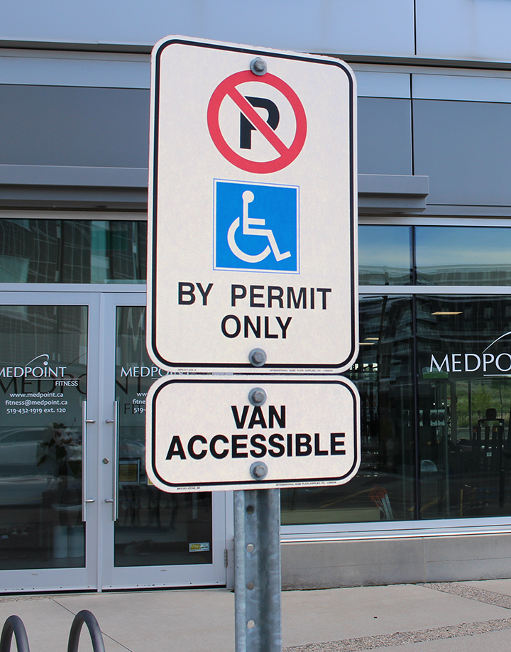 Off-Street Accessible Parking Sign