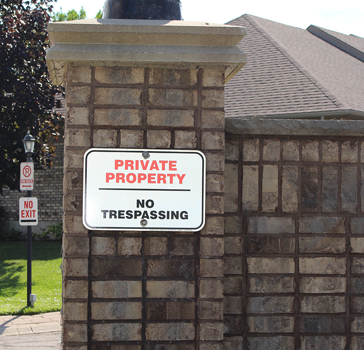 Private Property Sign