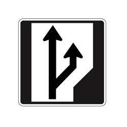PASSING LANE Traffic Sign
