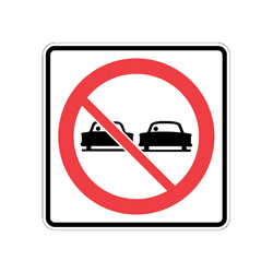 DO NOT PASS Traffic Sign