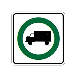 TRUCK ROUTE Traffic Sign