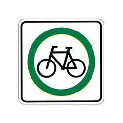 BICYCLE ROUTE Traffic Sign