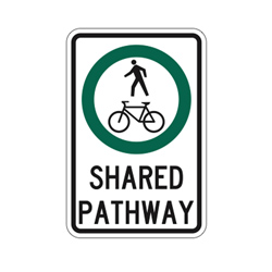 SHARED PATHWAY SIGN Traffic Sign