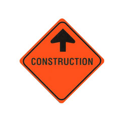 CONSTRUCTION AHEAD Traffic Sign