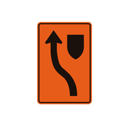 KEEP LEFT Traffic Sign