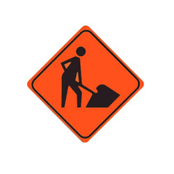 ROAD WORK (short & long duration) Traffic Sign