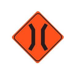 TEMPORARY BRIDGE Traffic Sign