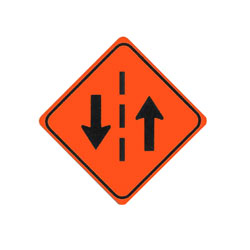 TWO-WAY TRAFFIC Traffic Sign