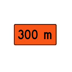 300 M TAB Traffic Sign