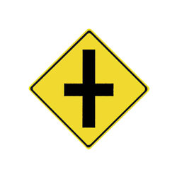 Intersection Sign (Uncontrolled) | WA-11 Traffic Sign | INPS Graphics