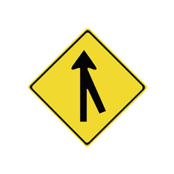 MERGE Traffic Sign