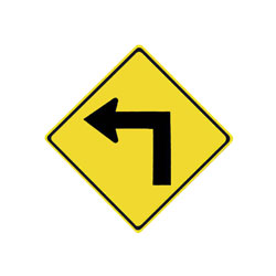 TURN Traffic Sign (Left) 