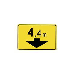 LOW CLEARANCE XX M Traffic Sign