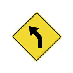 CURVE Traffic Sign (Left)