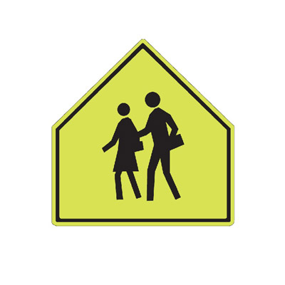 SCHOOL AREA Traffic Sign