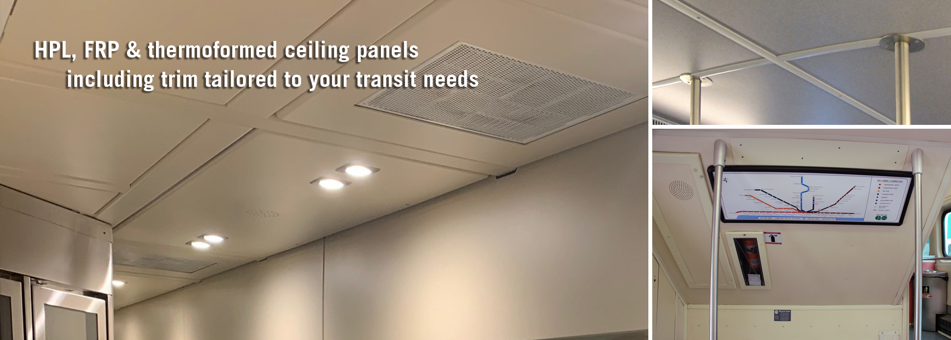 Transit Ceiling Panels