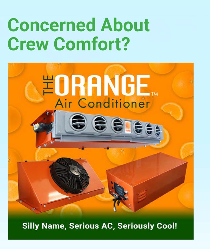 Orange Air Conditioner