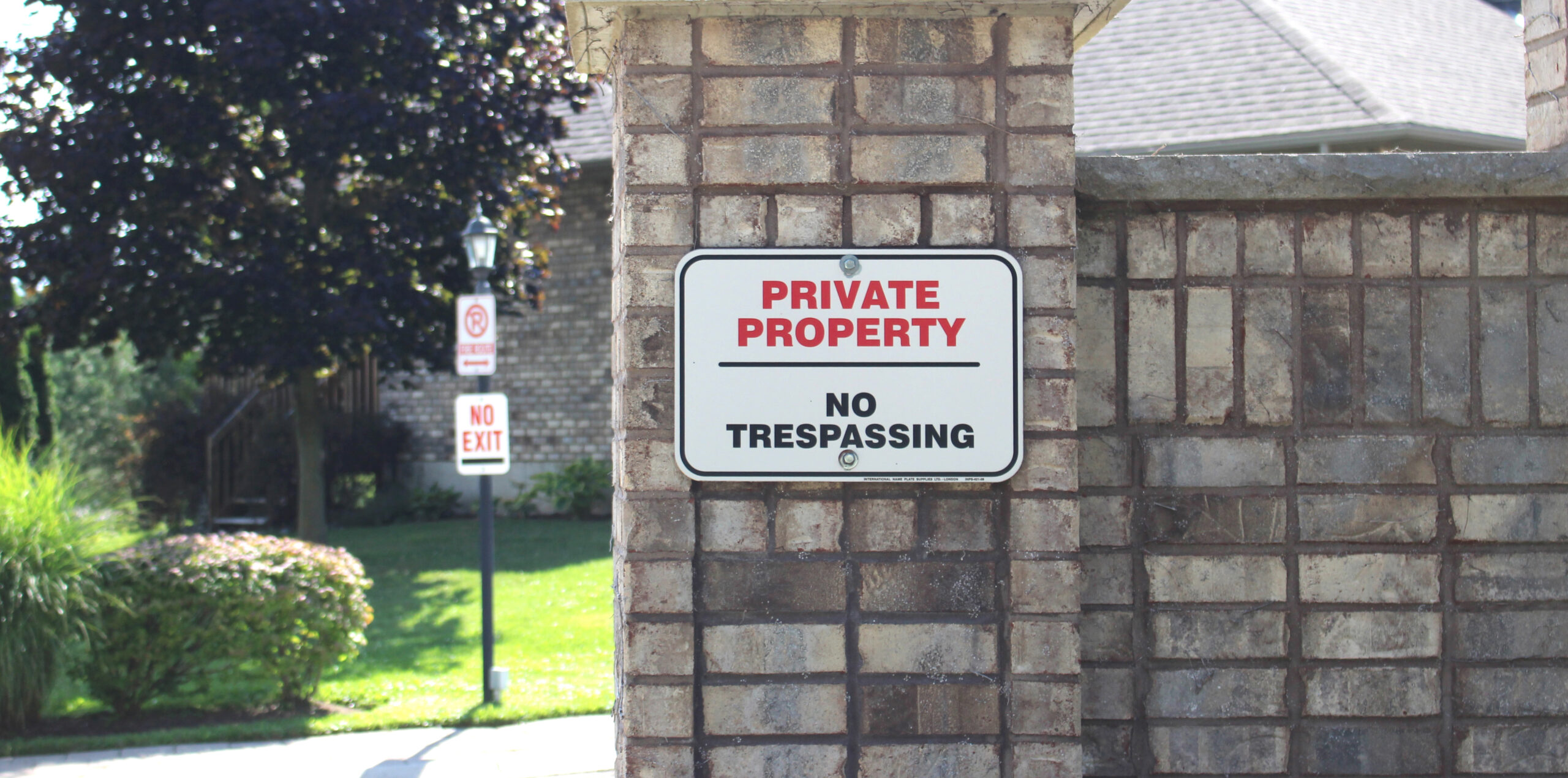 Parking Lot Signs for Condominiums - International Name Plate Supplies Ltd.