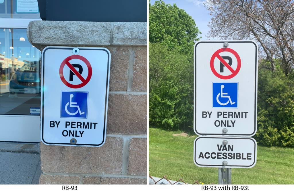 Accessible Parking Permit Signs