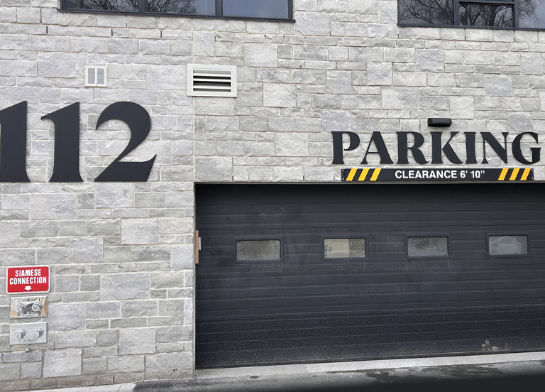 custom parking signage