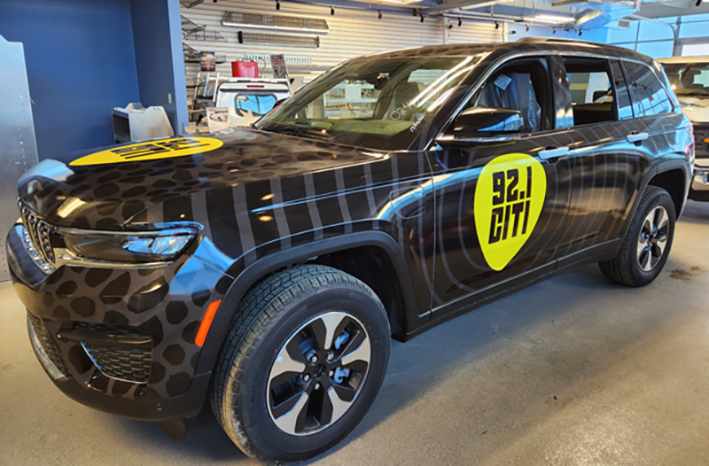 Fleet Graphics Wrap Citi Vehicle