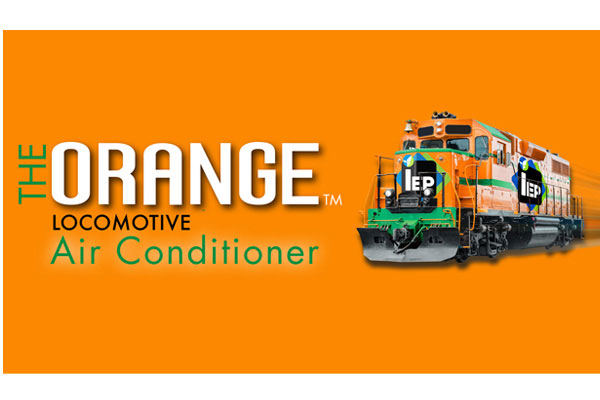 Orange Locomotive Air Conditioner