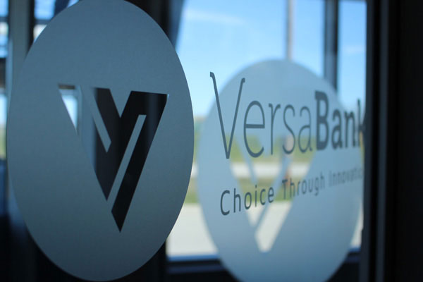 business name on window dusted crystal