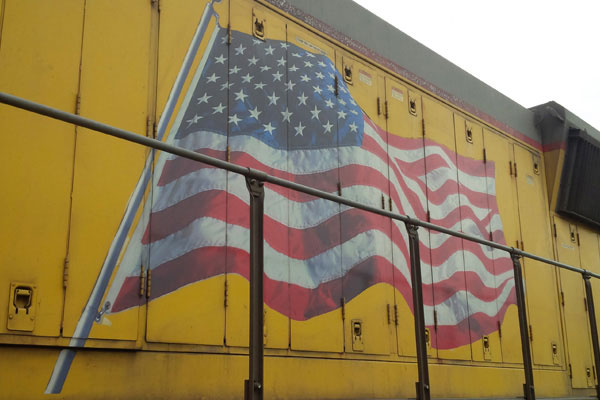 reflective decal freight rail train large