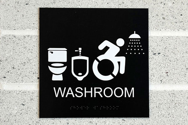 amenities signage