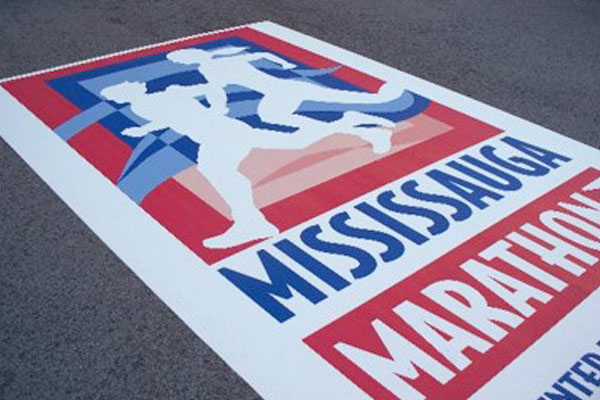 floor graphics short term even signage