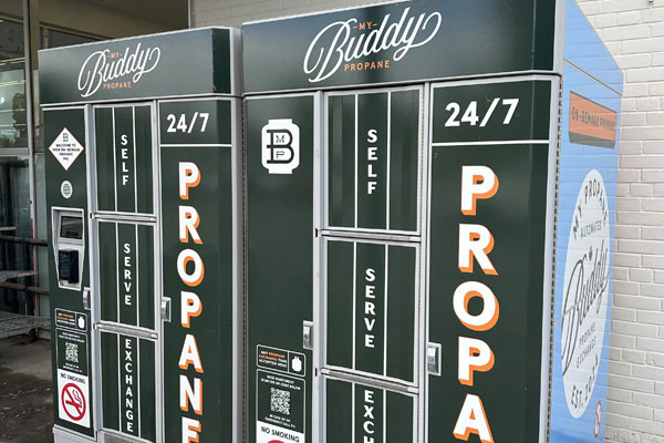 POP Wrap Propane with messaging add in vinyl