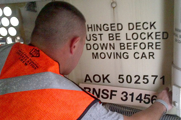 railcar name change remarking