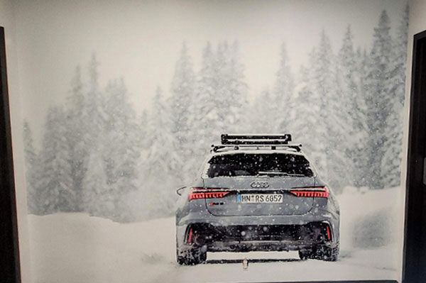 wall mural corporate branding