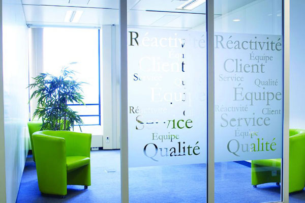 Window Film Dusted Crystal Glass