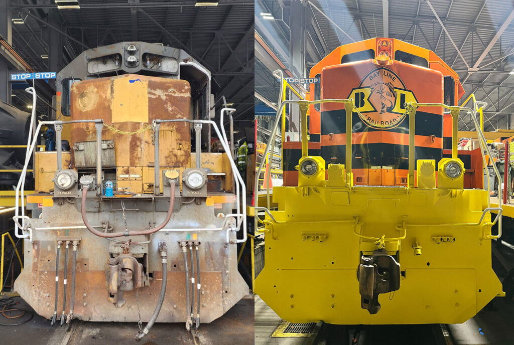 Bay Line Rail Vinyl Graphics