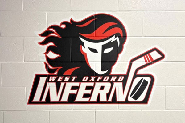 recreational centre wall graphics wall decals ice rink