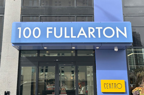 street name sign condo sign fascia sign