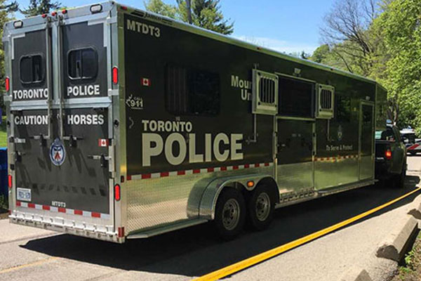 Horse Trailer Graphics Police Graphics Reflective Decals