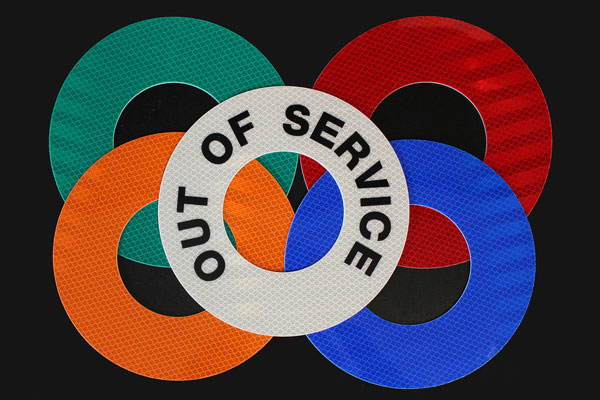 Fire hydrant markers 3M reflective ASTM D 4956 Type III