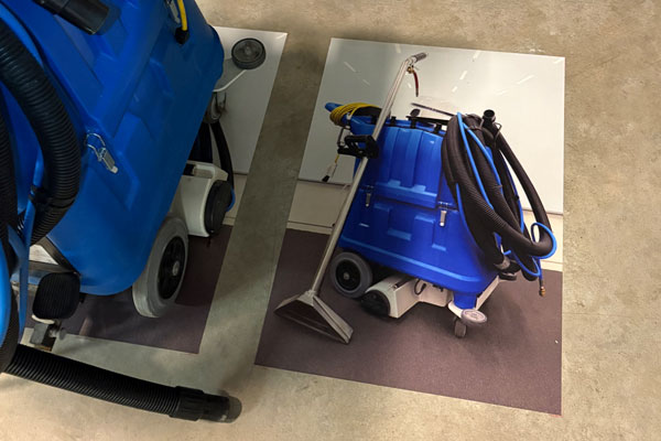 floor graphics instructional storage location