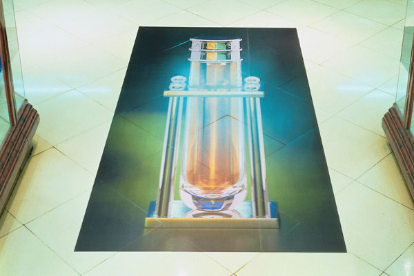 floor graphics POP floor decals retail