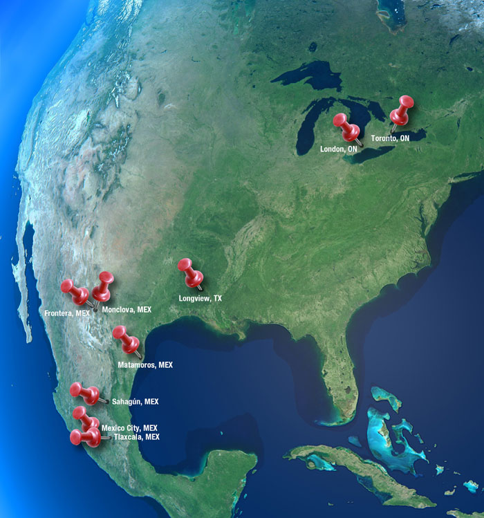 INPS 60th - map